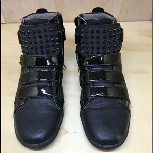 Black Spiked Aldo Sneakers